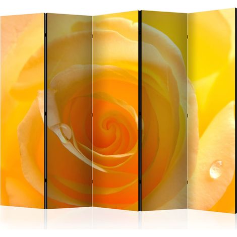Paravento - Yellow rose II [Room Dividers] - 225x172 (1/4)