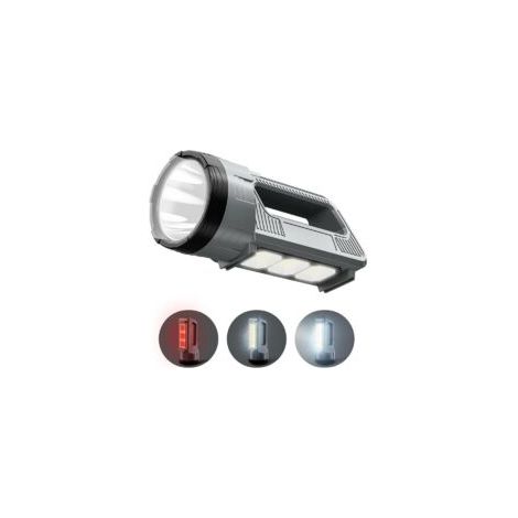 Linterna LED recargable súper brillante, potente linterna de emergencia para exteriores de 6000 lúmenes (6 modos), cable USB, linterna impermeable IPX4 para camping/hogar/emergencias [Power - Crezuo] (1/4)