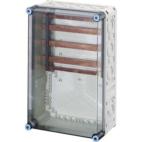 [NEUWERTIG] B-Ware Hensel Verteilerschrank Aufputz grau 300x450mm Gehäuse mit Sammelschienen 1 St. (1/2)