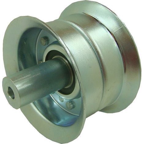 Poulie tendeur pour tondeuse GGP Castelgarden – Ø 88 mm – Hauteur 73 mm avec axe – Alésage 8.4 mm – Compatible modèles Honda