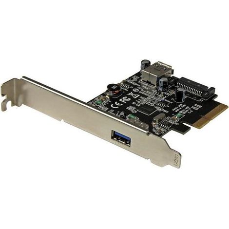 StarTech.com Scheda USB 3.1 a 2-porte (10Gbps) - USB-A, 1x esterna, 1x interna - PCIe (1/4)