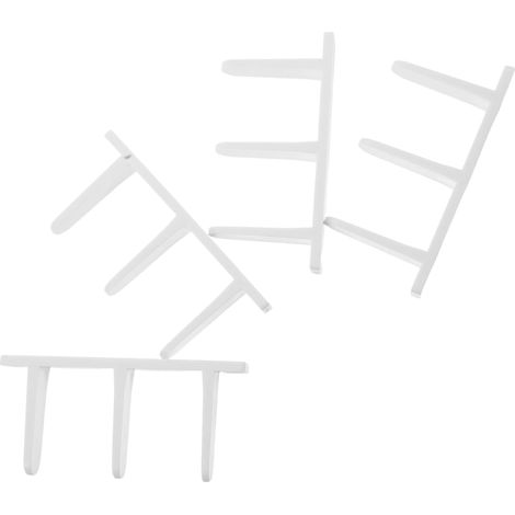 4 pièces guide de sol pour porte de grange coulissante, plastique (1/5)