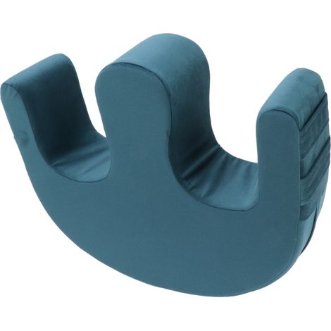 Dispositif de retournement pour patient, coussin de retournement multifonctionnel en forme de U, accessoire de soins de chevet pour personnes âgées, 13 cm, violet et bleu (1/5)