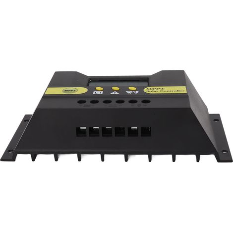 Contrôleur solaire MPPT 12V/24V avec écran LCD et fonctions de protection complètes pour systèmes d'énergie solaire 20A (1/5)