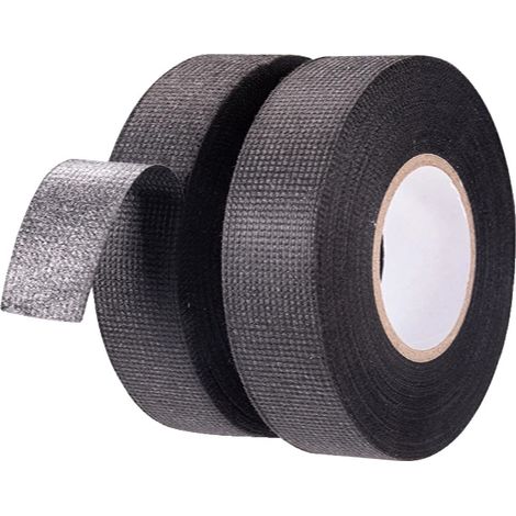 Cinta adhesiva ignífuga, resistente al calor y duradera, 19 mm de ancho x 15 m de largo, 75 m (5 rollos) - b (1/2)