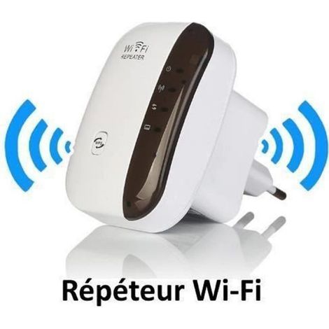 Répéteur WiFi PLUG&SURF Version 2019 - universel tout abonnement - iBooster la qualité et la distance wi-fi (1/4)
