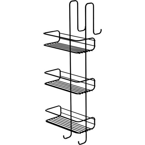 Sapho Gedy Accessoires - Duschablage, hängend, mattschwarz 248614