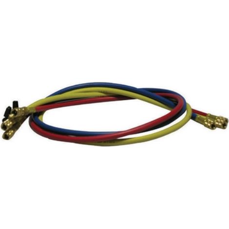 TUBO FLESSIBILE FRUSTA 1500 MM ATTACCHI IN LINEA CON VALVOLA A SFERA 5 Misura: Blu (1/2)