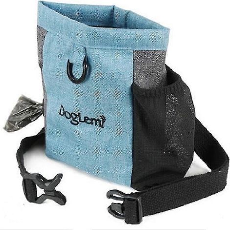 Sac à friandises magnétique pour chien avec ceinture ajustable, sac de promenade pour animaux avec distributeur de sacs à déjections canines-AquaForge