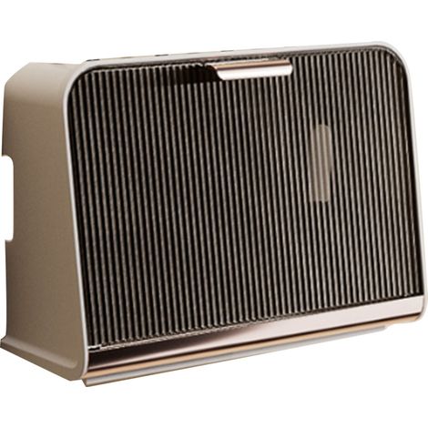 Boîte de rangement murale pour routeur Wi-Fi, grande capacité, multiprise, étui de rangement pour câbles, beige, dimensions 30 x 12 x 22 cm / 11,8 x 4,7 x 8,7 pouces (1/5)