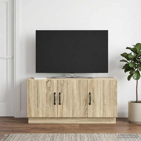 Mobile TV Rovere Sonoma 99 x 34,5 x 47 cm Legno ingegnerizzato vidaXL (1/5)