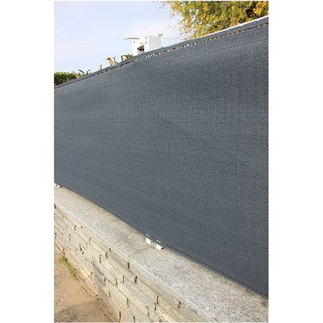 MALLA DE OCULTACION GRIS-ANTRACITA 120 GRAMOS 2 X 25 METROS
