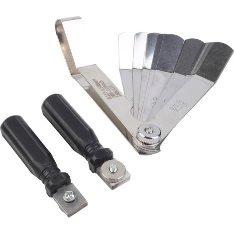 Kit de jauge d'épaisseur lame professionnelle à double échelle et (1/5)