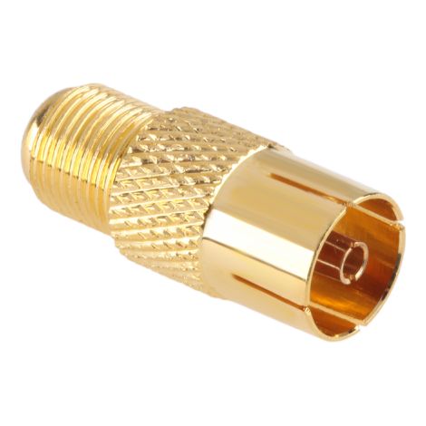 Connecteur de prise TV ZLA0601-1 - Prise F CU, or