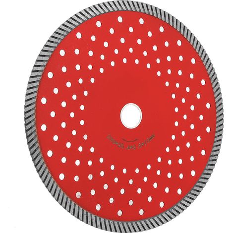 Disque de coupe diamanté pour scie circulaire, lame rouge multifonctionnelle pour béton, granit et marbre, 230 mm