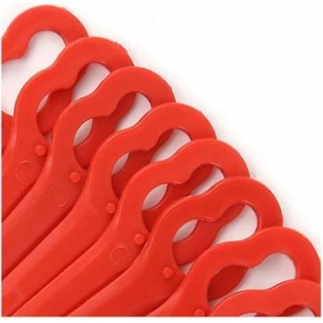 Lames De Rechange Coupe Bordure - ABS Haute Résistance - Trou Gros 10 mm - Trou Petit 5 mm - Lot De 100 (1/4)