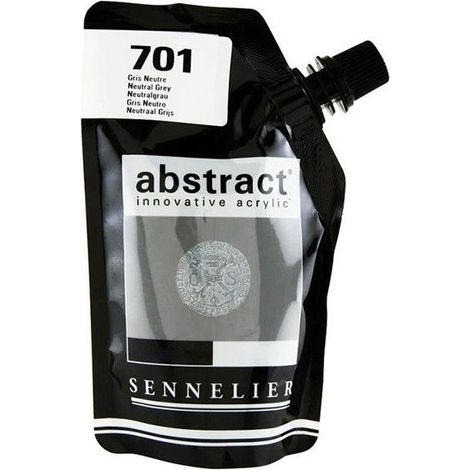 Peinture acrylique en sachet - Gris neutre - 500ml - Sennelier