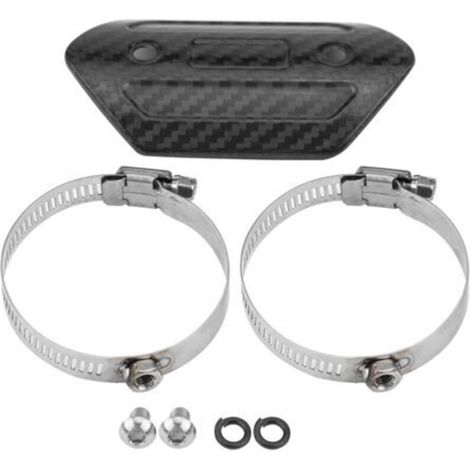Protector de escape para motocicleta, diseño sencillo para uso doméstico -Crezuo (1/4)