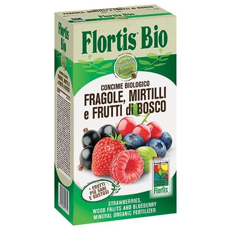 Concime biologico per fragole, mirtilli e frutti di bosco in pellet, 1 kg