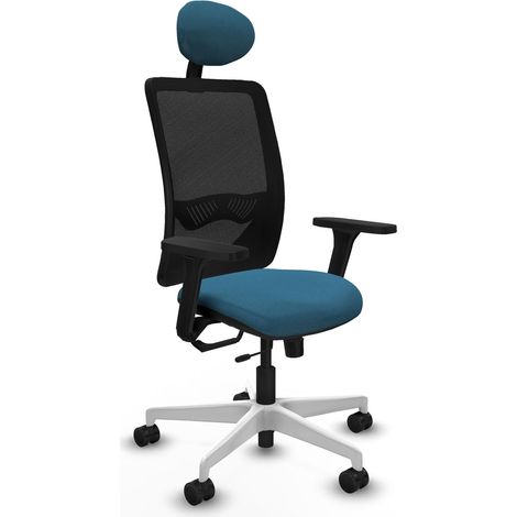 Chaise piqueras y crespo Zulema noir accoudoirs ajustables (1/2)
