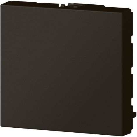 obturateur - 2 modules - noir mat - legrand mosaic 079181l