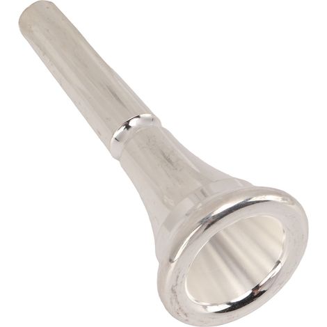Embout de Cor d'Harmonie en Laiton Argenté, Embouchure pour Cuivres, Accessoire pour Instruments à Vent (1/5)