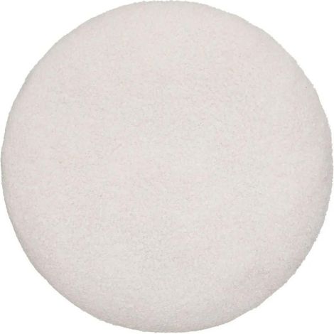 Coussin Imitation Fourrure "Sublima" 40cm Blanc