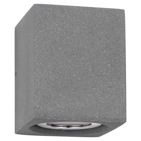 Merano Berkeley Applique Extérieure Down Gris Ciment Verre LED 5W 200Lm 3000K IP65