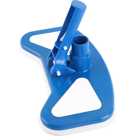 12'' Schwimmbad Gebogener blauer und weißer Saugkopf Bürste Poolzubehör (1/5)