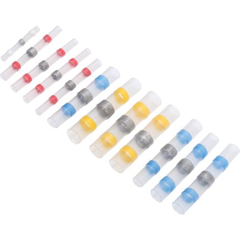 Lot de 200 anneaux de soudure étanches, connecteurs thermorétractables (1/5)