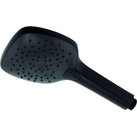 Novaservis - Alcachofa de ducha, 3 chorros, negro mate RU/201,5
