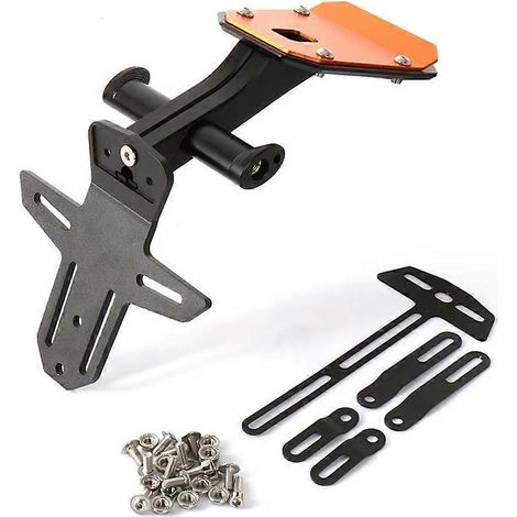 Support de plaque d'immatriculation amovible pour moto - (1/5)