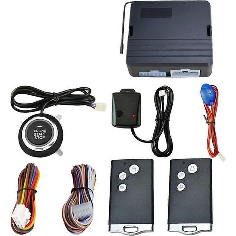 Automatische Diebstahlsicherung, Auto-Einbruchalarmanlage, Ein-Knopf-Motorstart, 12 V (1/5)