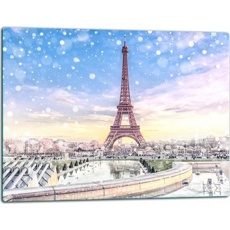 Schneidebrett aus Glas 52x40 PARIS (1/5)