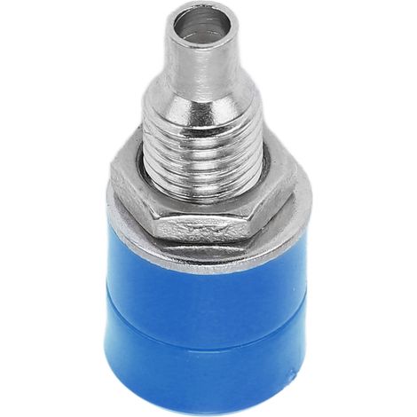 20 prises bananes femelles 4mm cuivre nickelé, adaptateur jack panneau bleu, lot de 20 connecteurs pour équipements électroniques (1/5)
