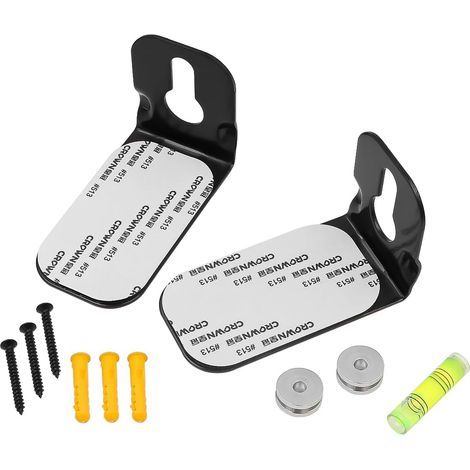 Support Mural pour Barre de Son Compatible avec Samsung, LG, JBL, Sharp, Denon, JVC, Yamaha, Canton, Philips, Bose avec Jeu de vis (1/5)