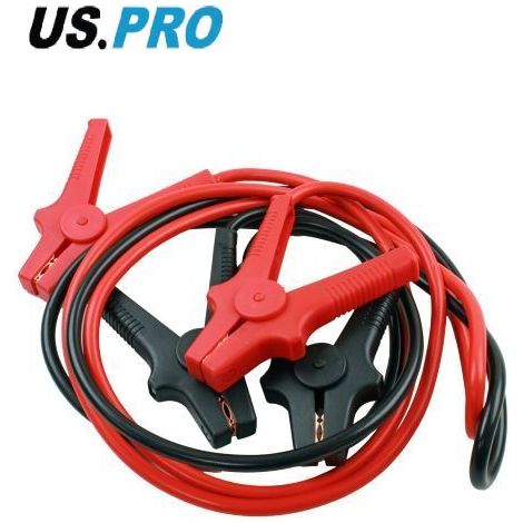 US PRO JUMP LEADS 400A 2.5M METRES BOOSTER CABLES CAR VAN IN BAG NEW 6774