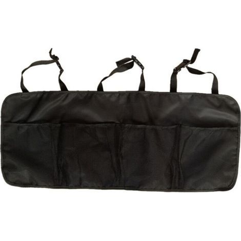 Sac organisateur de coffre de voiture, sac de rangement pour voiture, pochette de coffre de voiture, sac organisateur de voiture étanche, haute élasticité, structure en forme de tige adaptée aux SUV. (1/5)