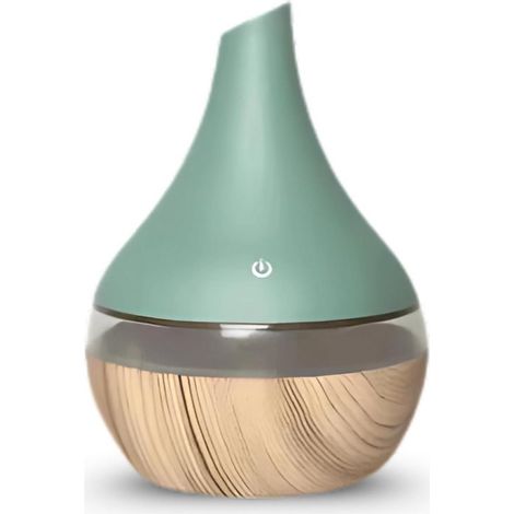 Humidificadores，Humidificador ultrasónico y difusor de aromas de 300 ml，Iluminación LED multicolor，2 modos de vapor，20 m² (1/2)