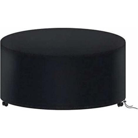 Funda redonda para mesa de jardín de 180 x 90 cm, impermeable, para muebles de jardín, de tela Oxford 210D. (1/5)