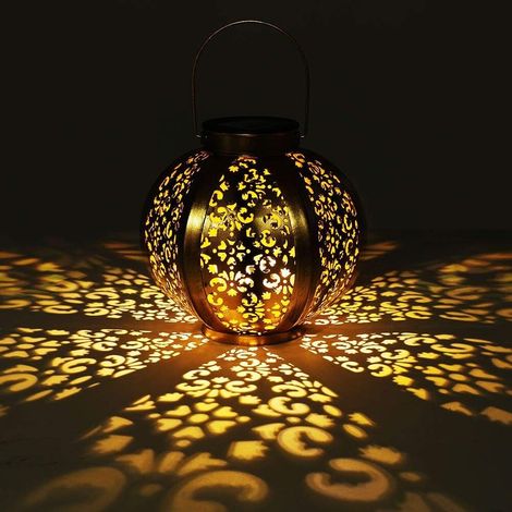 Lanterne solaire extérieure, lampe solaire LED étanche-AquaForge (1/5)