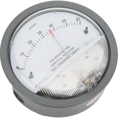 Détecteur de pression différentielle à aiguille pour filtre CVC de salle blanche LFB-60Pa (1/5)