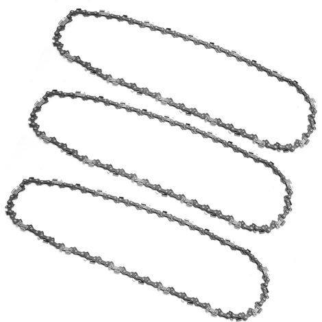 Union – Lot de 3 chaînes de tronçonneuse carbure 40 cm – 56 maillons d'entraînement – Pas 3/8' Low Profile – Faible rebond pour coupe précise (1/5)