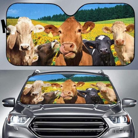Couverture Pare-Brise Voiture Funny Cats Couple Conduite Main