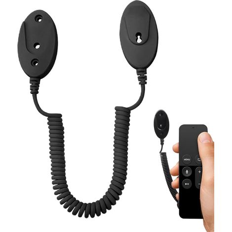 Magnetischer Fernbedienungshalter - Wandhalterung mit Seil für Ordnung mit starkem Magnet, Klebende Wandhalterung, Remote Organizer, Platzsparende Aufbewahrung für Wohnzimmer, Büro, Schlafzimmer (1/5)