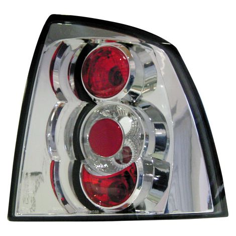 Coppia fanali posteriori - compatibile per Opel Astra G (2/98-3/04) - Cromo
