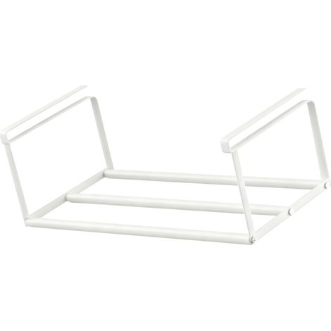Étagère Chaussures Extensible Fer Réglable Sous Armoire Suspendue – Rangement Blanc Épaissi (1/5)