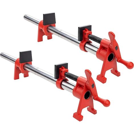 Serre-Joint en Tube Collier de Serrage avec tuyau en acier Établi pour Travail du Bois Serrage Rapide Étau à Bois (1/4)