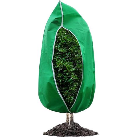 Housse de Protection Contre Le Gel, avec Cordon de Serrage, Respirante, Portable, Chaude, pour, légumes, Petits Arbres, Agrumes, Myrtille,2×2.4m (1/5)