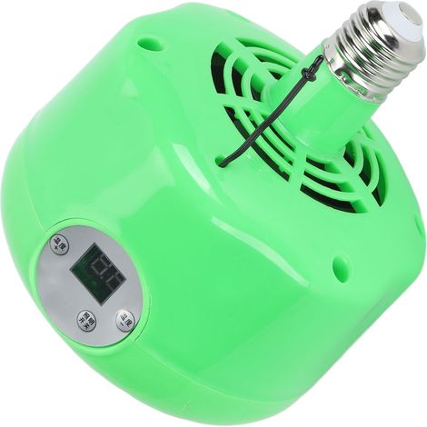 Lampe chauffante E27 pour poulailler, contrôle automatique de la température, compatible avec poussins, canards, reptiles et chiens (220 V). (1/5)